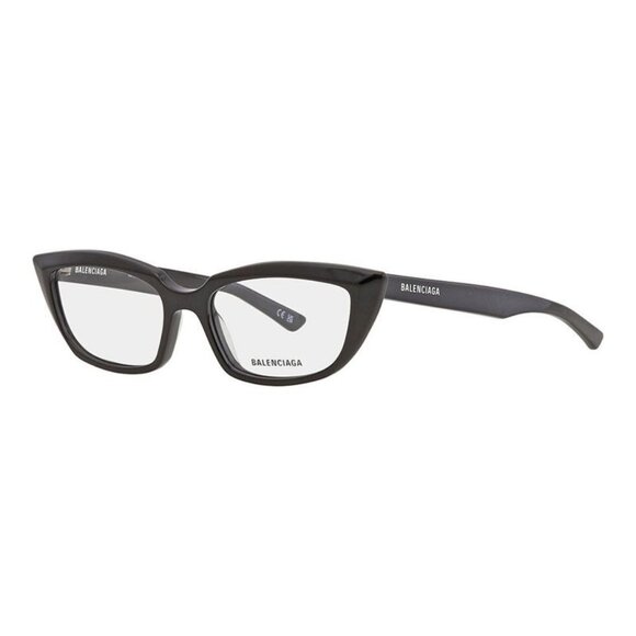 NEW BALENCIAGA EYEGLASSES BB0063O 001 BLACK WOMEN CAT EYE EYEWEAR - Picture 1 of 3